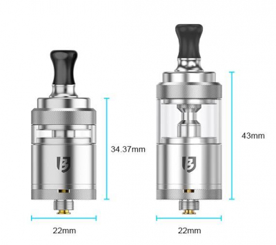 Vandy Vape Berserker BSKR Mini V3 MTL RTA обслуживаемый бак (Matte Black)