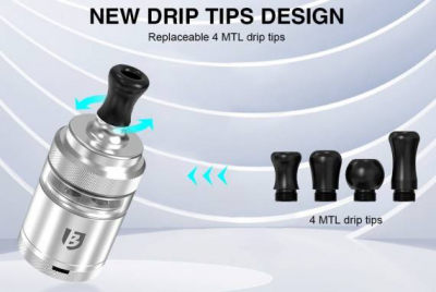 Vandy Vape Berserker BSKR Mini V3 MTL RTA обслуживаемый бак (Matte Black)